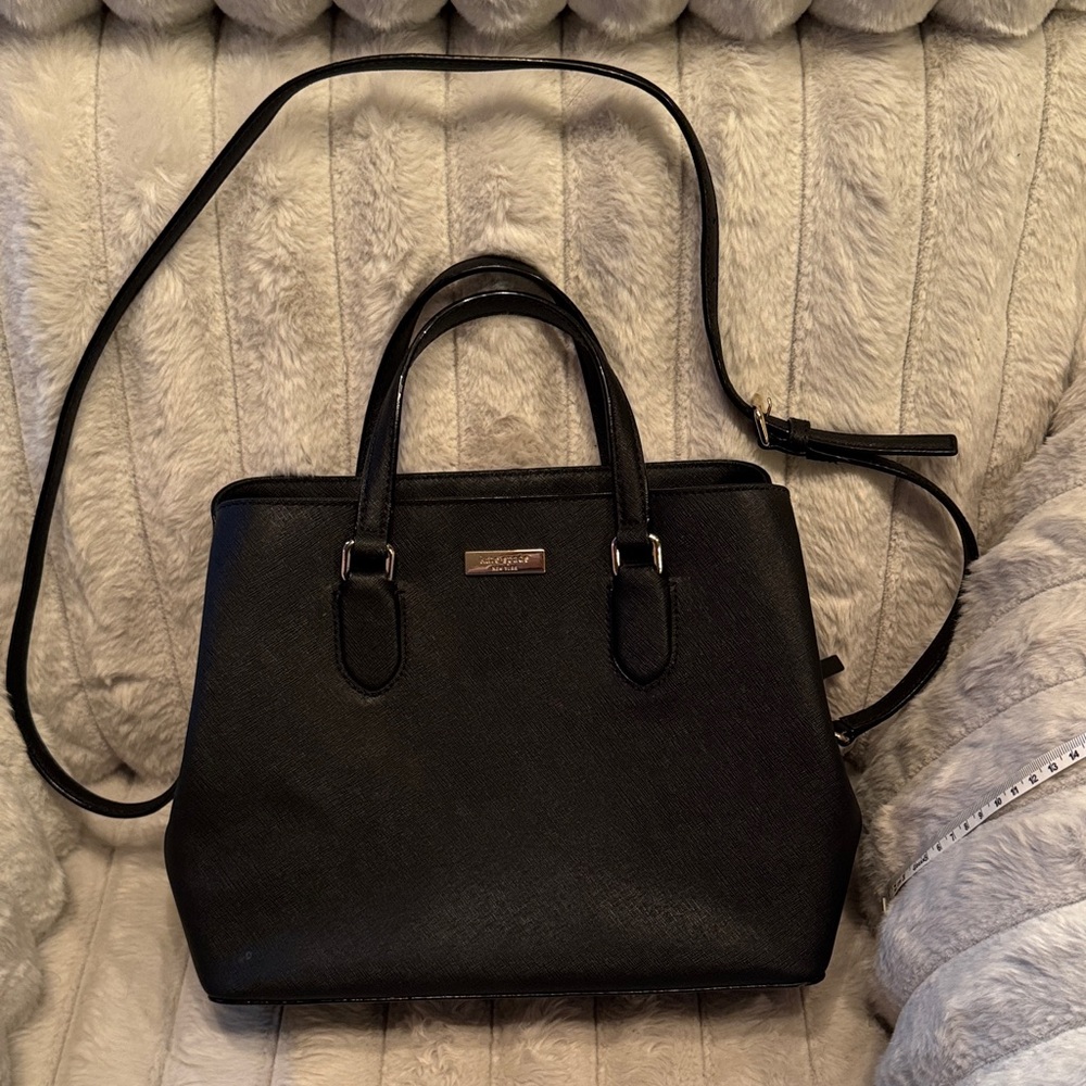kate spade Black Satchel with Shoulder Strap